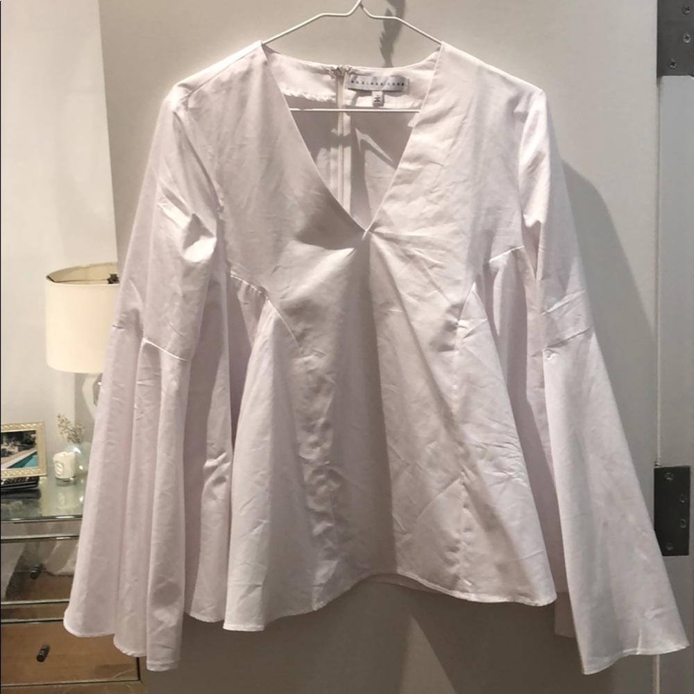 Endless Rose White Flare Top NEVER WORN